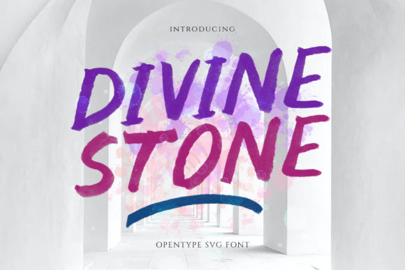 Divine Stone: The Brush Font for Fresh, Playful Design
