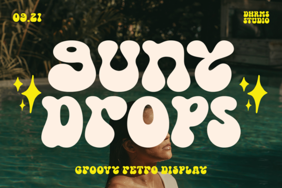 Gunydrops: A Playful Typeface for Creative Design