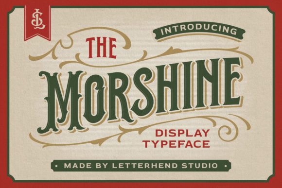 Morshine: A Retro Display Font for Bold, Confident Designs